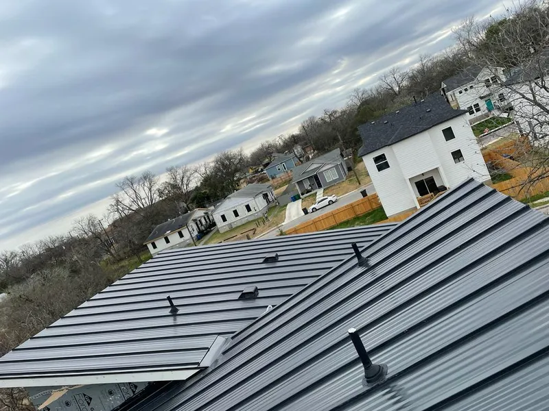 Standing seam metal roof panels with vents for Skylight Repair in Winter Beach